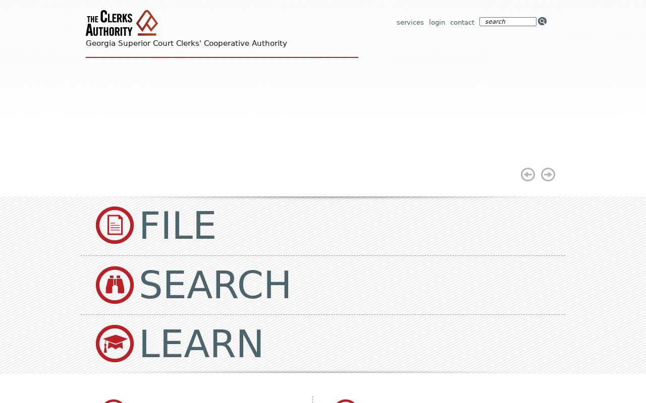 Georgia statewide land-record portal distinguished from Madison County civil court dockets