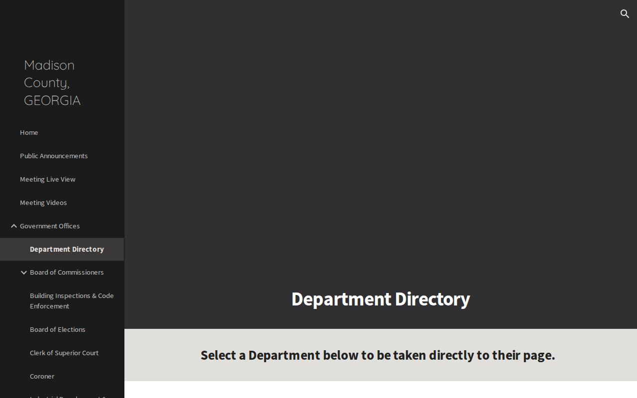 Madison County court docket department directory source