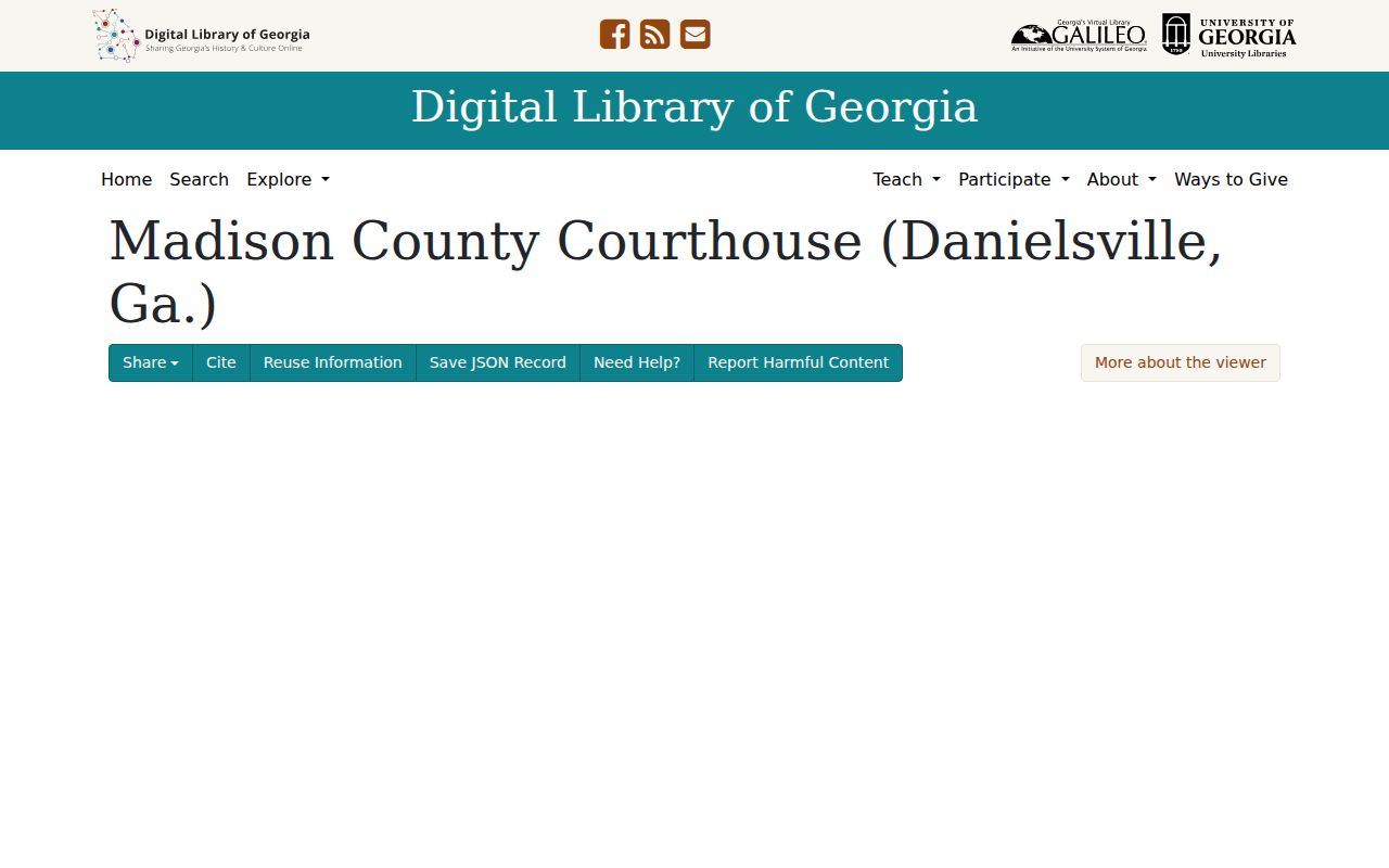 Madison County court docket historic courthouse record