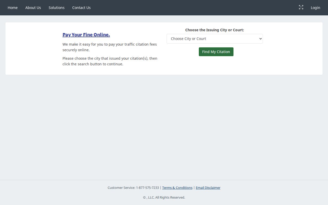 Madison County traffic court records vendor selector