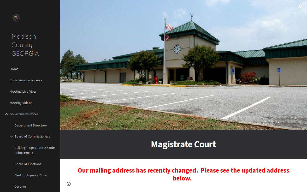 Madison County traffic court records Magistrate handoff